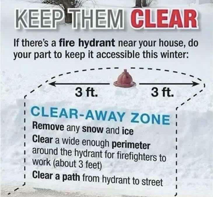 Keep Fire Hydrants Clear of Snow