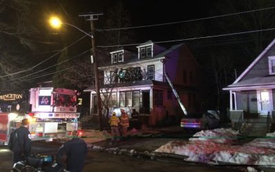 1st Alarm Duplex Fire on Wilton Street in Princeton