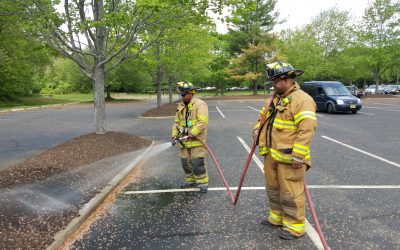 Mulch Fire on Independence Way