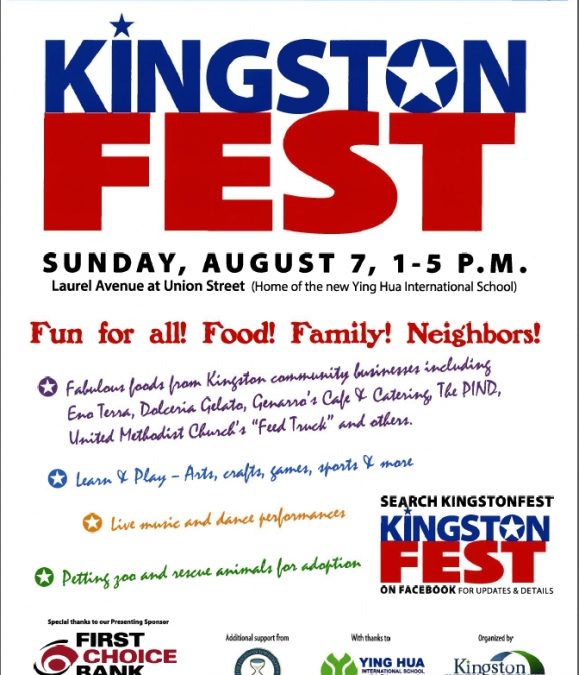 Join Us at Kingston Fest 2016