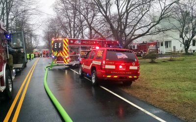 Three Alarm Fire on Georges Road