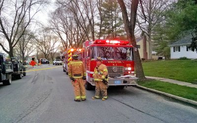 Hazmat Emergency with Ruptured Natural Gas Line at Cleveland Lane