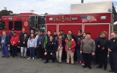Kingston Volunteer Fire Company #1 Visits South Brunswick High School